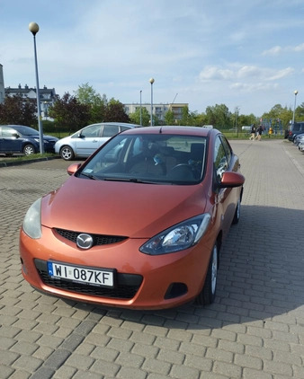 Mazda 2 cena 14000 przebieg: 137970, rok produkcji 2008 z Warszawa małe 121